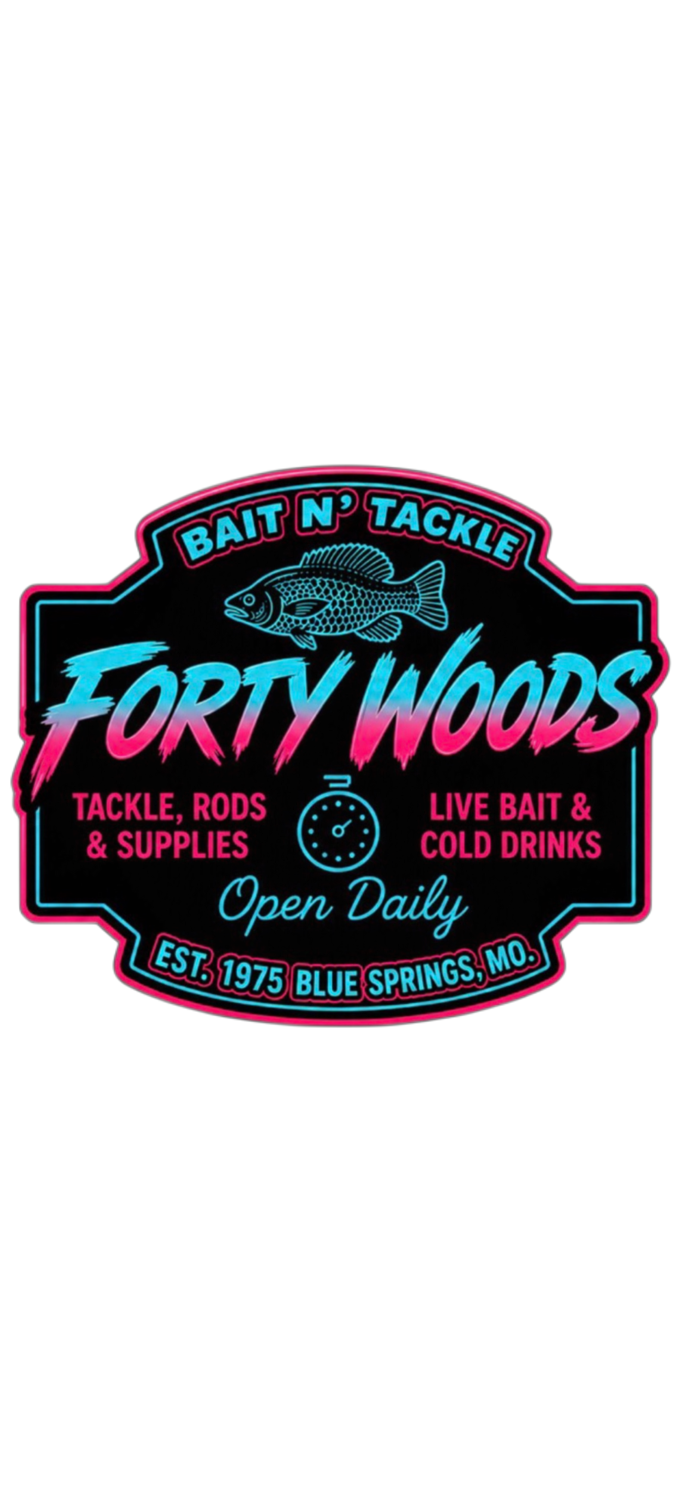 Forty Woods Bait N’ Tackle logo